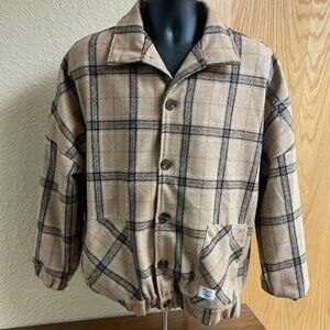 Street Pit lined plaid jacket